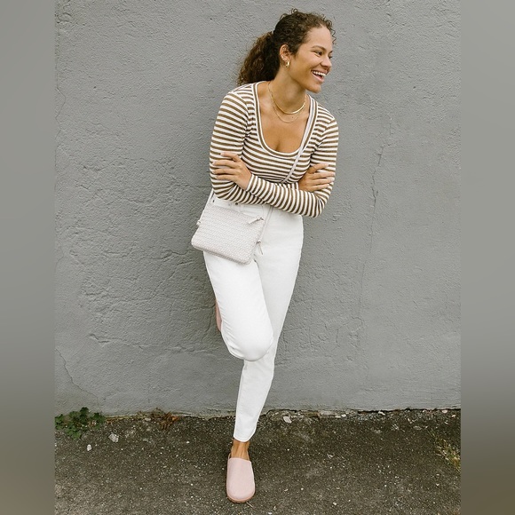 The Curvy Perfect Vintage Jean 27 T tile white tapered - Picture 2 of 12